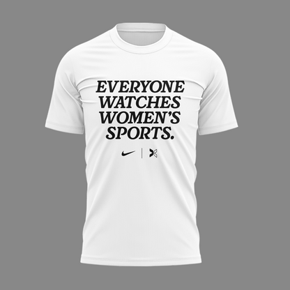 Indiana Fever Everyone Watches Womens Sports T-shirt White