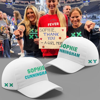 White Hoodie Sophie Cunningham - Indiana Fever - Thank You Sophie For Speaking Up For Girls Hoodie