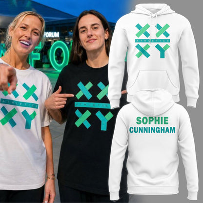White Hoodie Sophie Cunningham - Indiana Fever - Thank You Sophie For Speaking Up For Girls Hoodie