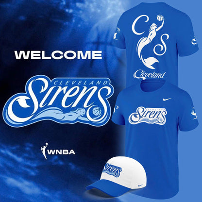 Exclusive T-Shirt Logo Print Cleveland Sirens