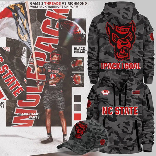 Limited Edition NC State Football 2026 Quarter Zipper Hoodie
