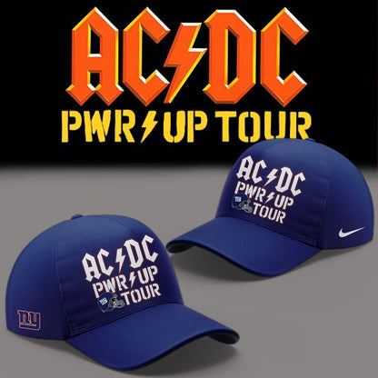 01. Blue Shirt AC/DC x New York Giants - POWER UP TOUR 2026 T-Shirt