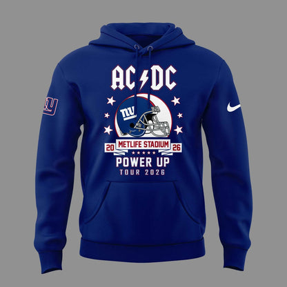 01.06. Limited Edition AC/DC x New York Giants - POWER UP TOUR 2026 Hoodie