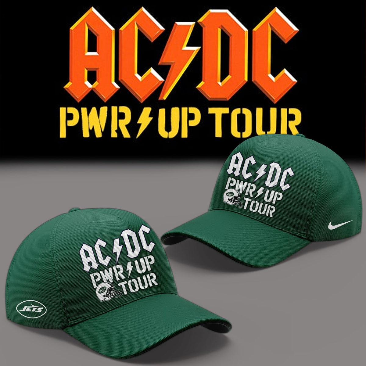 01. AC/DC x New York Jets - POWER UP TOUR 2026 T-Shirt