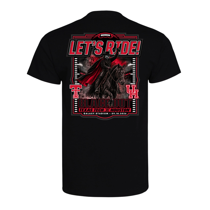 Texas Tech vs Houston " Let's Ride " 2026 T-Shirt