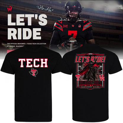Texas Tech vs Houston " Let's Ride " 2026 T-Shirt