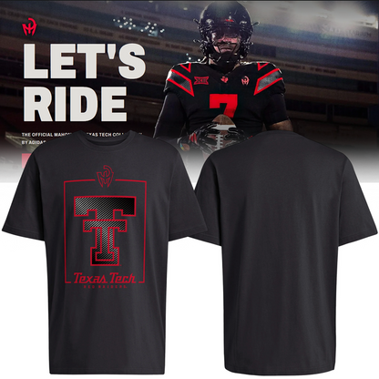 Limited Edition Texas Tech Football " Let's Ride " 2026 T-Shirt