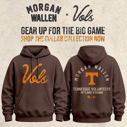 Limited Edition Morgan Wallen x Tennessee Football Hoodie 2026