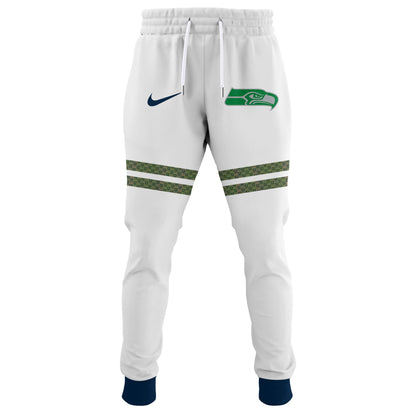 Jaxon Smith-Njigba Wolf Gray Seattle Seahawks 2025 Rivalries Collection Limited Hoodie