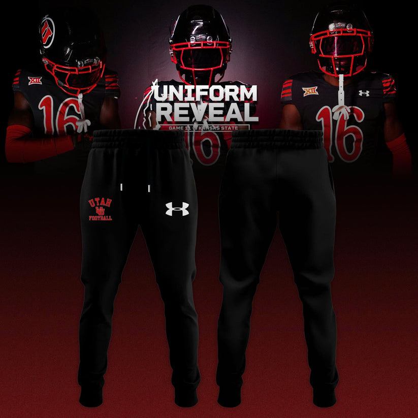 Utah Utes Black Throwbacks T-shirt – Black