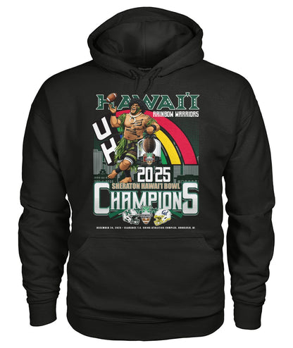Hawaii Rainbow Warriors - SHERATON HAWAI'I BOWL Champion Hoodie