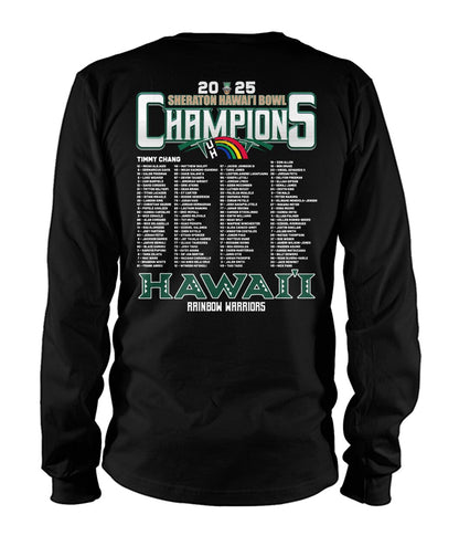 Hawaii Rainbow Warriors - SHERATON HAWAI'I BOWL Champion Long-Sleeve