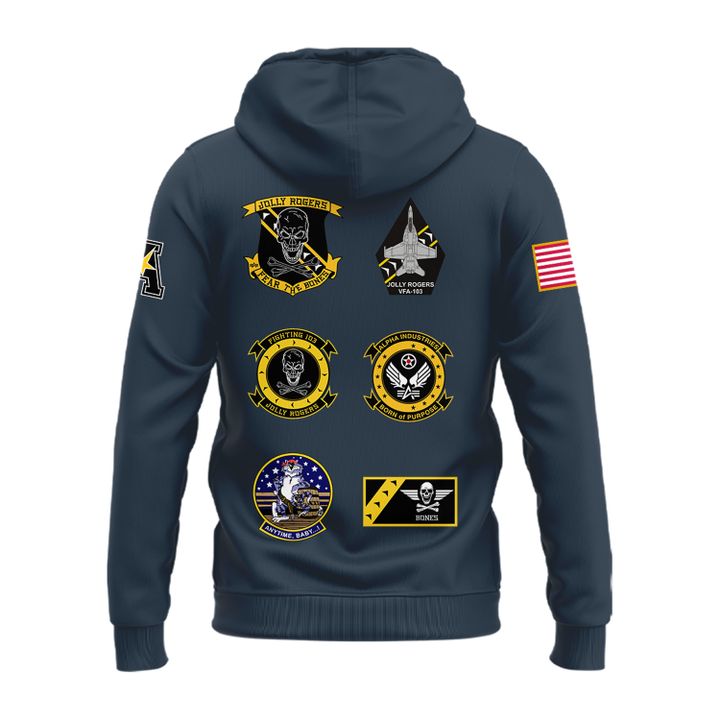 1. Special New Jolly Rogers Navy Midshipmen Hoodie