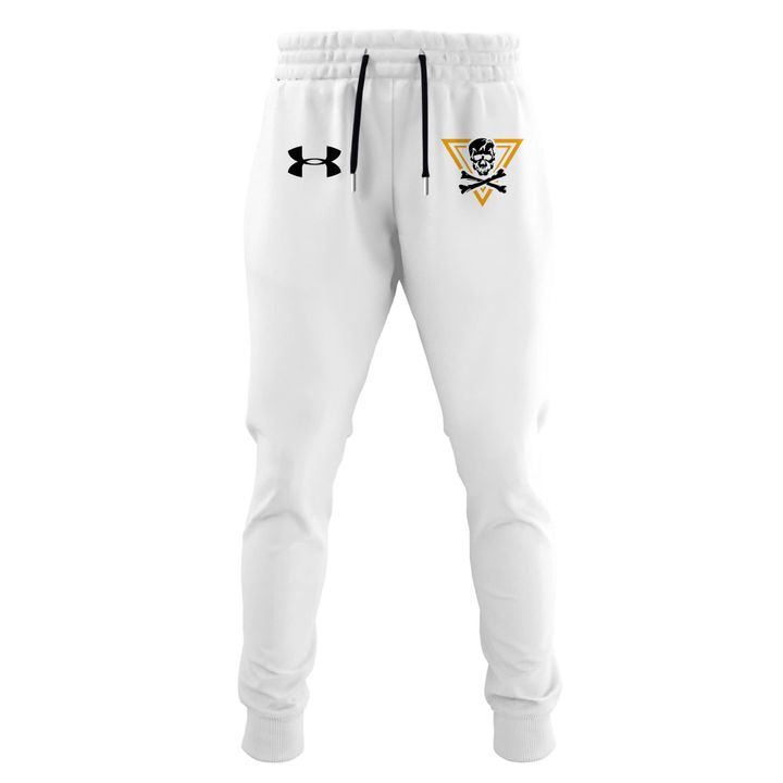 17. Men’s Under Armour Navy Midshipmen 2024 Rivalry Shield Fleece Pullover Hoodie