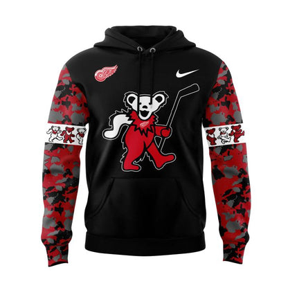 2. Limited Edition Detroit Red Wings Grateful Dead Night Hoodie