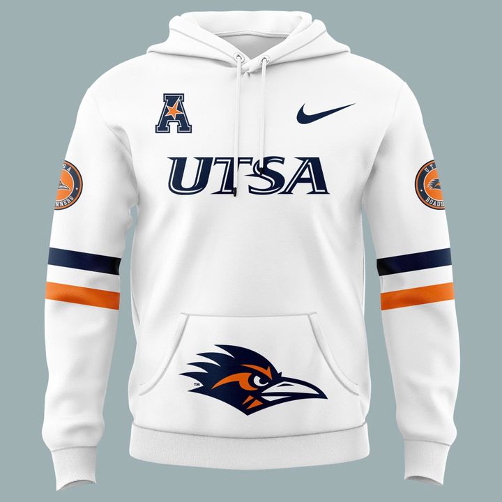 Men's Nike White UTSA Roadrunners football 2025 Hoodie