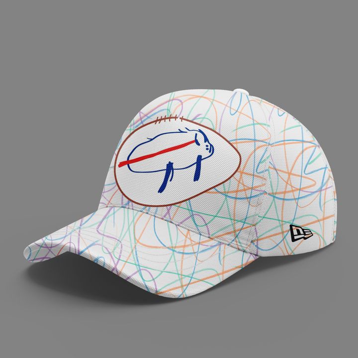 Buffalo Bills Hoodie Sesigned By Patients At Buffalo’s Oishei Children’s Hospital