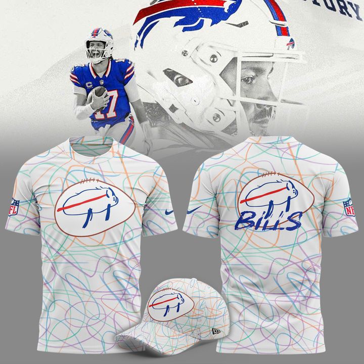 Buffalo Bills Tshirt Sesigned By Patients At Buffalo’s Oishei Children’s Hospital
