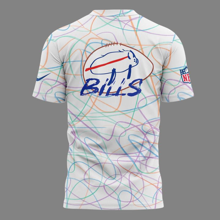 Buffalo Bills Tshirt Sesigned By Patients At Buffalo’s Oishei Children’s Hospital