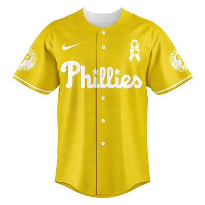 Nemours Childhood Cancer Awareness Night x Philadelphia Phillies Jersey V2