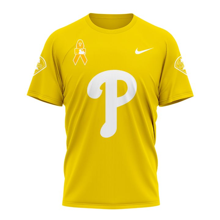 Philadelphia Phillies Childhood Cancer Awareness Day 2025 T-Shirt
