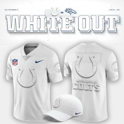 Indianapolis Colts "White Out" Football Jersey V2