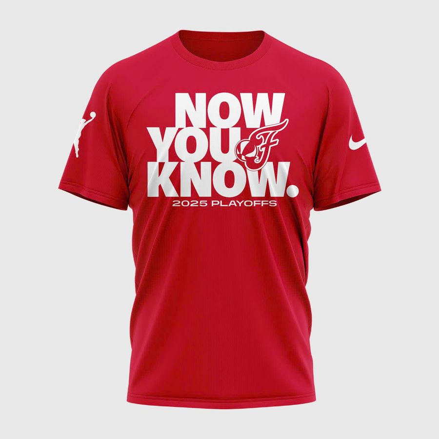Fever Now You Know 2025 Playoffs Shirt