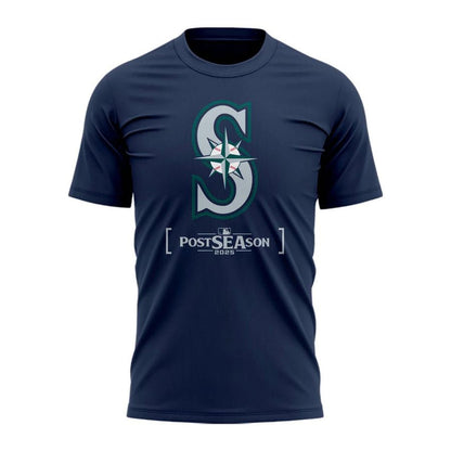 Seattle Mariners Navy 2025 Postseason T-Shirt - Limited Edition