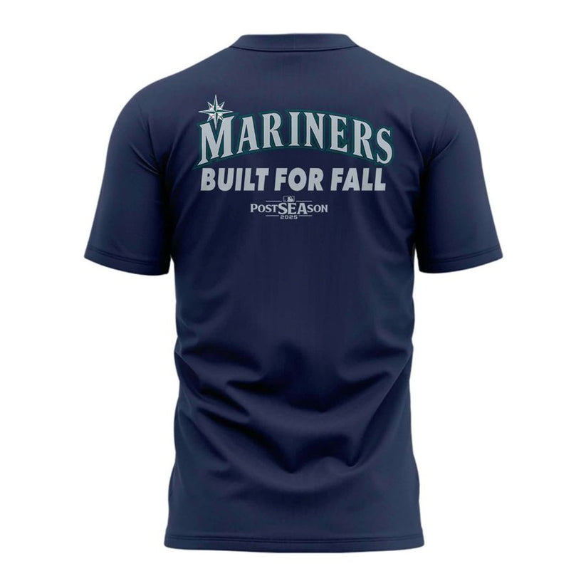 Seattle Mariners Navy 2025 Postseason T-Shirt - Limited Edition