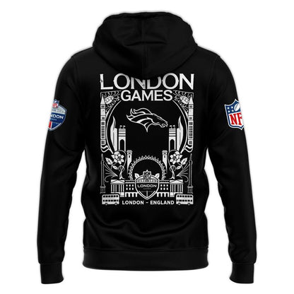 Denver Broncos NFL London game 2025 Limited Hoodie - Black