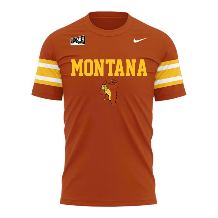 1995 Montana Grizzlies Throwbacks Uniform T-Shirt