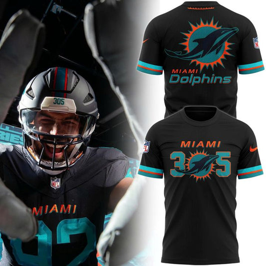 Miami Dolphins 305 Nike Rivalries uniforms Hoodie T-shirt 2025