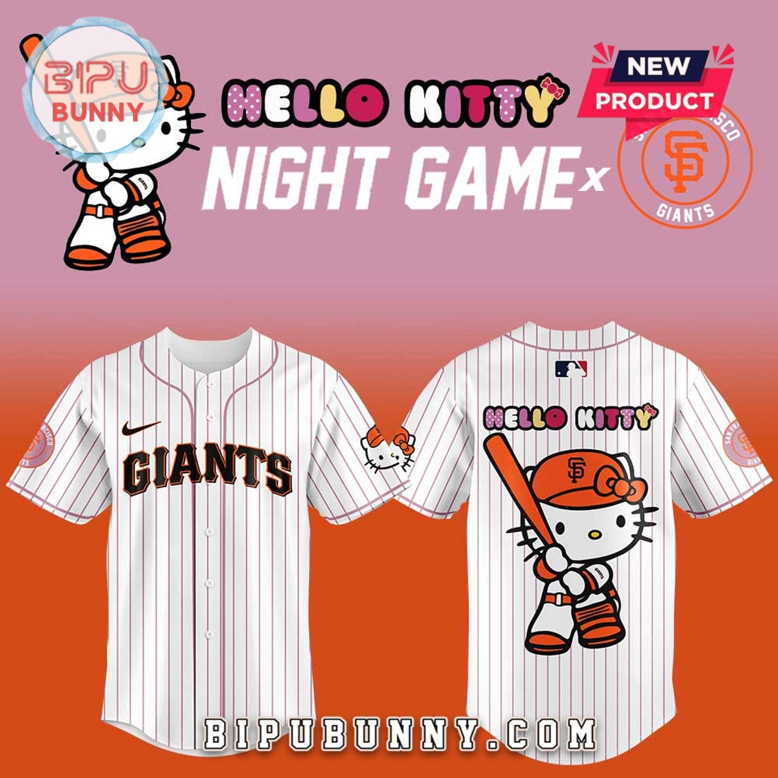New Hello Kitty Night x Giant 2025 Jersey