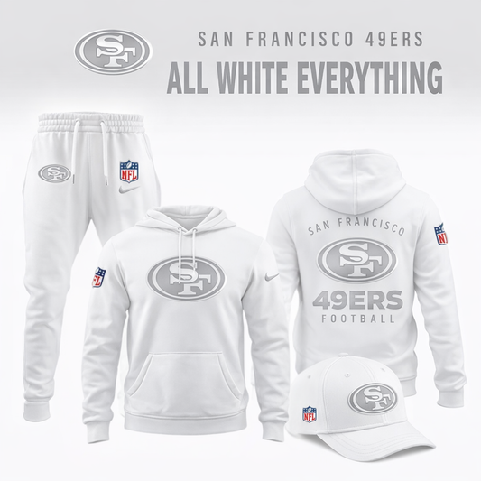 San Francisco 49ers 2026 "White out" Limited Edition Hoodie v2
