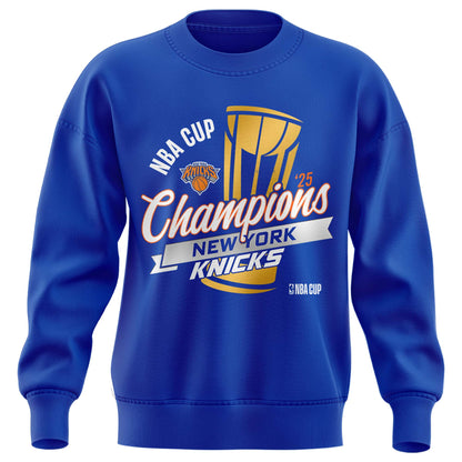 New York Knicks 2025 NBA Cup Champions Sweater Limited Edition