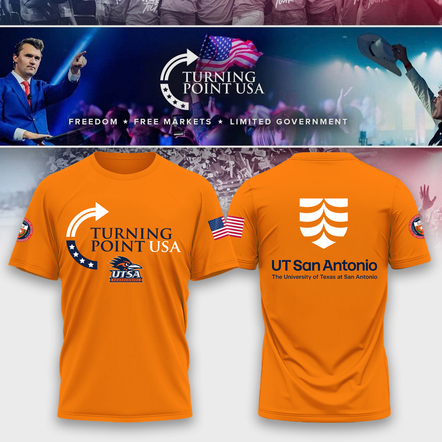 Limited Edition University Of Texas - San Antonio Freedom T-Shirt