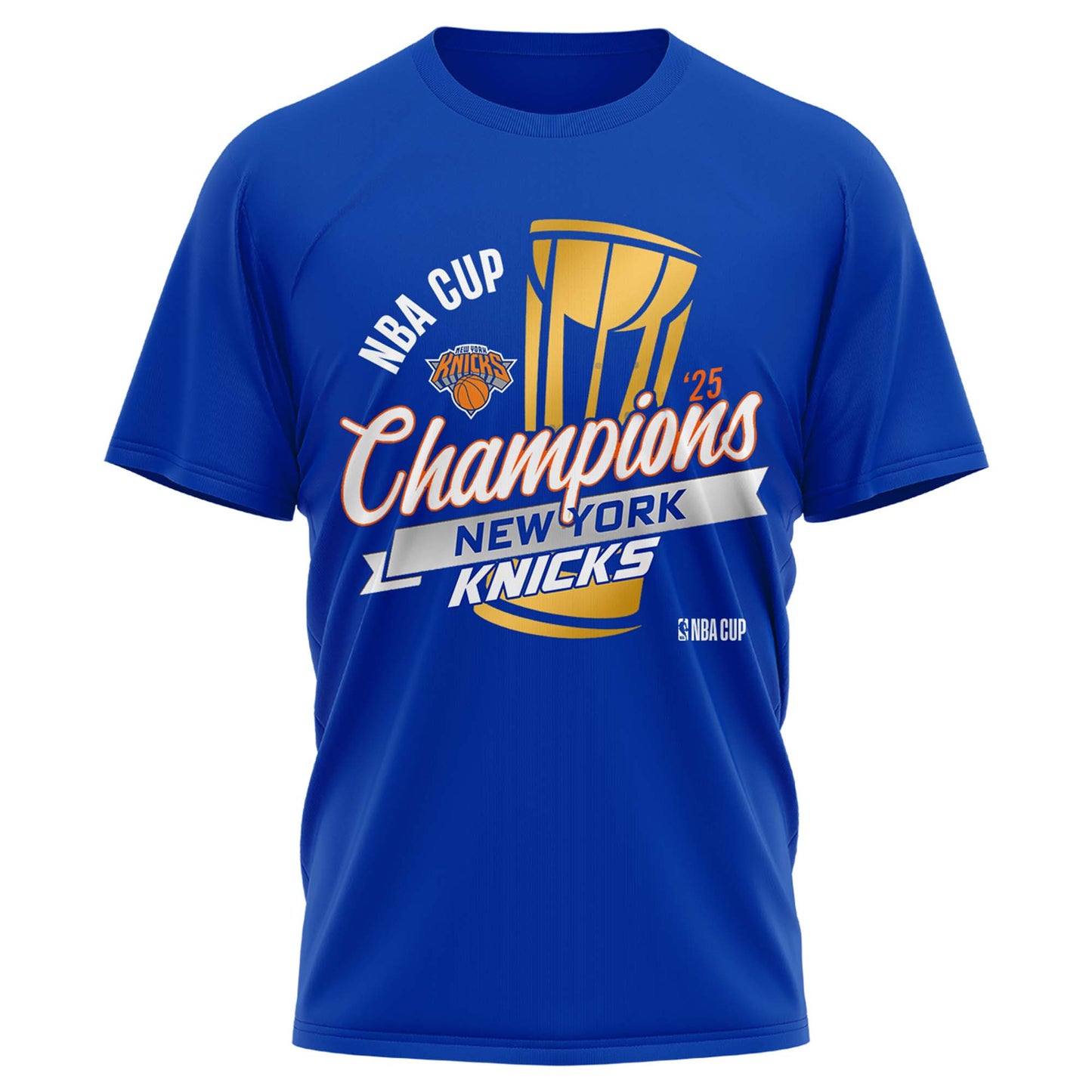 New York Knicks 2025 NBA Cup Champions T-Shirt Limited Edition