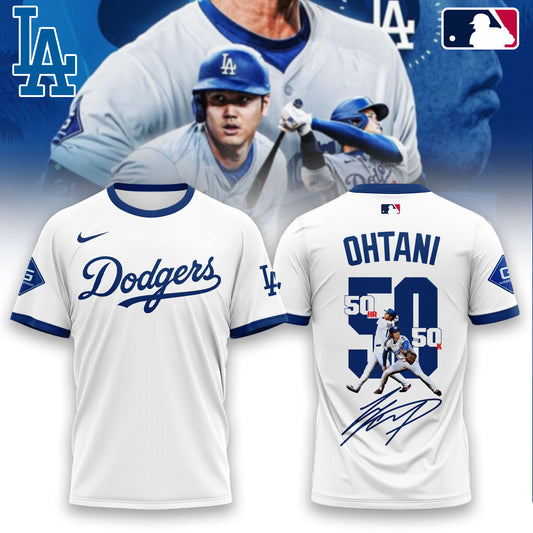 LA Dodgers x Shohei Ohtani 50/50 Home Run T-shirt Editions Limited