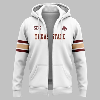 Special New Texas State Helmet Logo Uniform Zip Hoodie