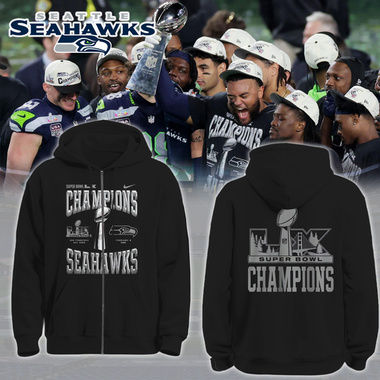 Seattle Seahawks: "Made us all proud" - Limited Edition Zip Hoodie