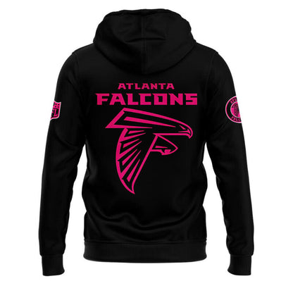 Men's Black Atlanta Falcons 2024 NFL Crucial Catch Club Pullover Hoodie