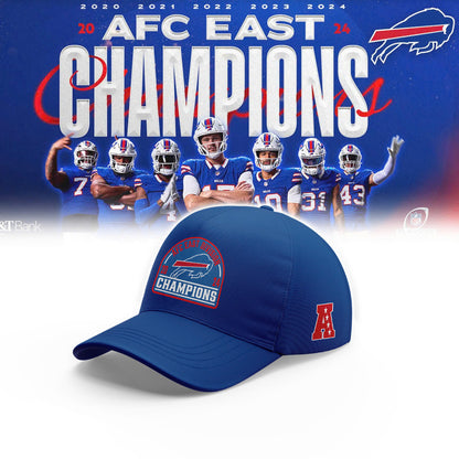 Buffalo Bills Fanatics Royal 2024 AFC East Division Champions TShirt