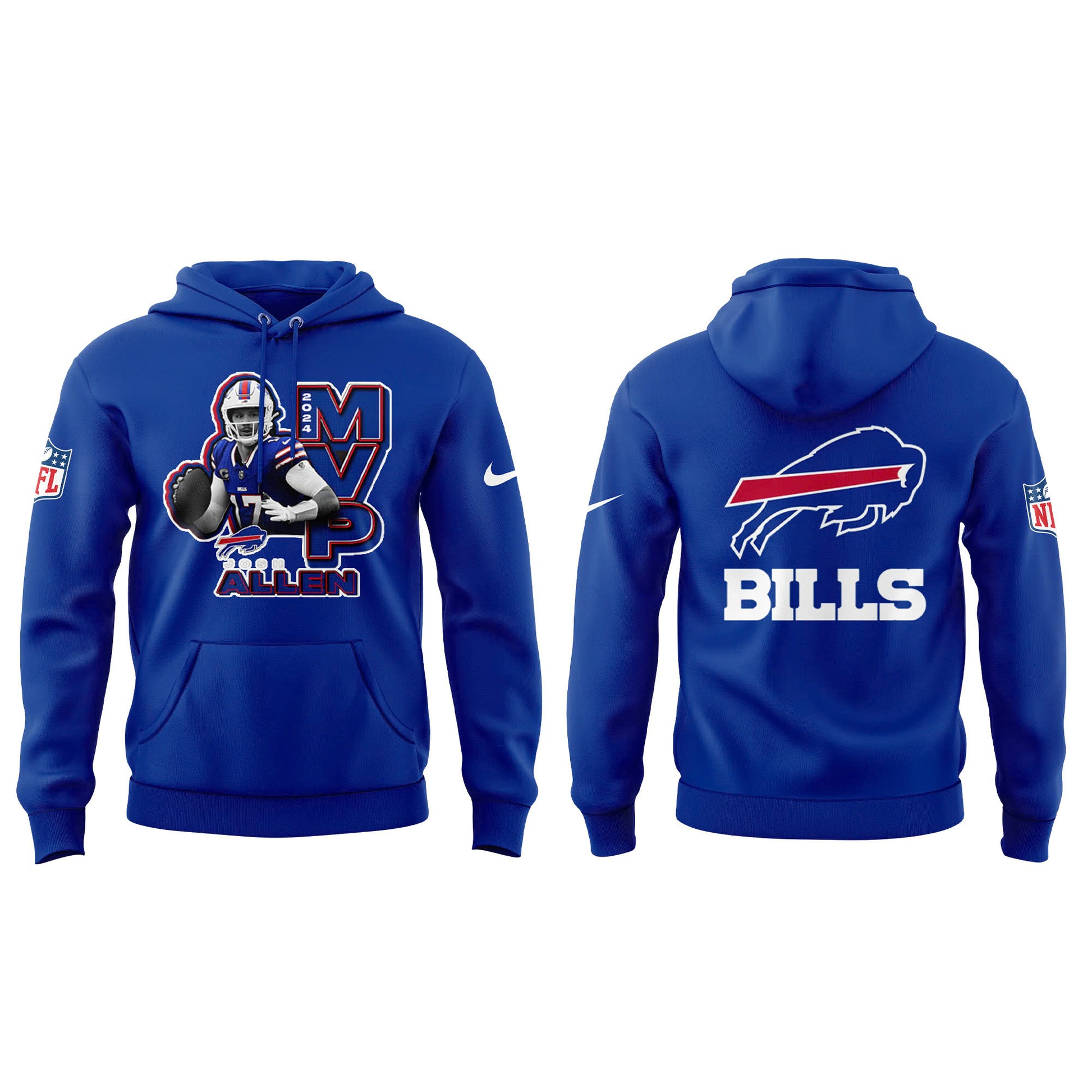 Josh Allen 2024 NFL MVP Hoodie Limited Collection
