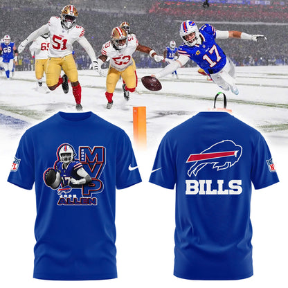 Josh Allen 2024 NFL MVP Tshirt Limited Collection