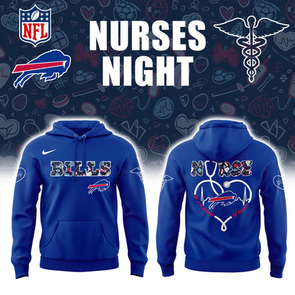 Buffalo Bills NURSES NIGHT Hoodie | Jogger | Cap