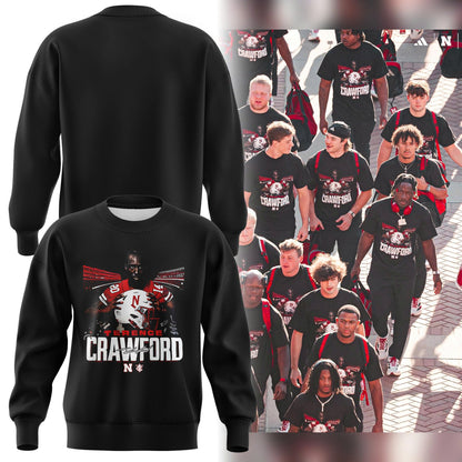 Limited Edition Nebraska Football x Crawford Sweat 2025