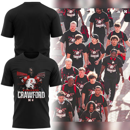 Limited Edition Nebraska Football x Crawford Tshirt 2025