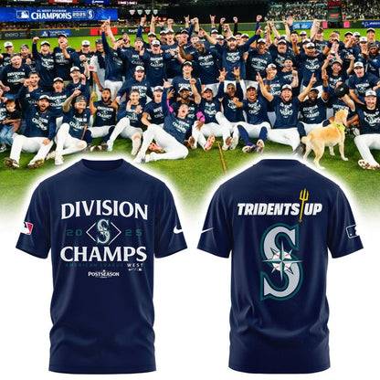 Seattle Mariners AL West Division Champions Locker Room Tshirt