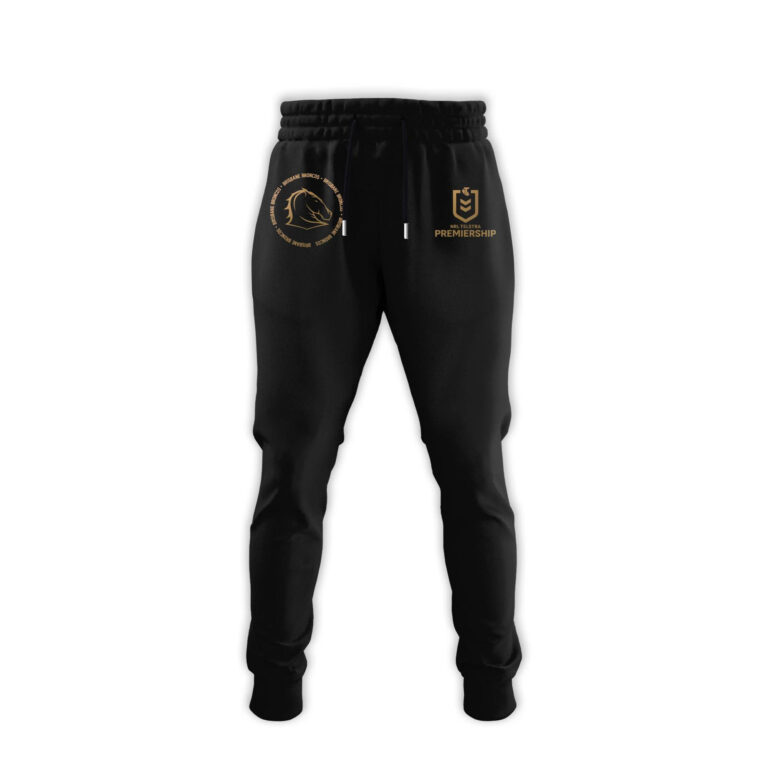 Brisbane Bronco NEVER BACK DOWN Limited Edition T Shirt