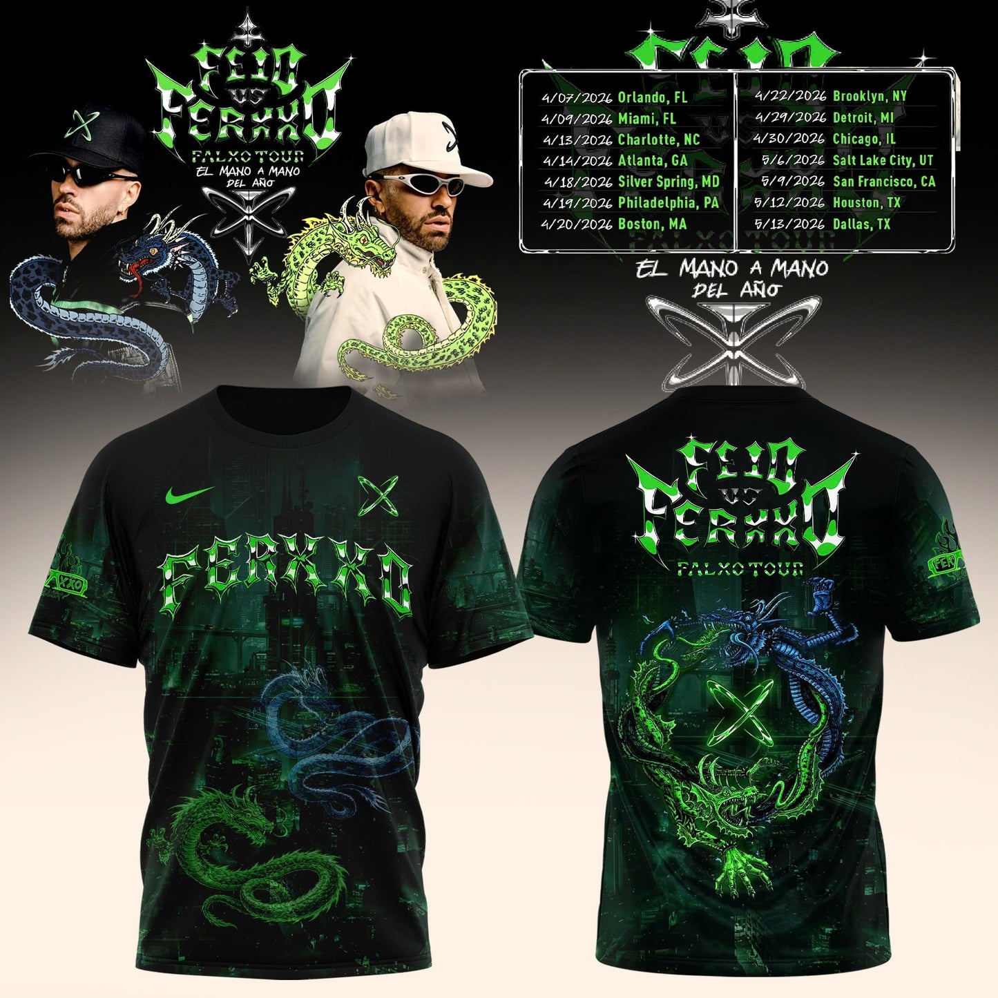 Falxo Tour 2026 Limited Edition T-Shirt